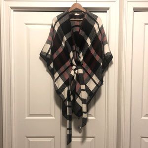 Flannel Wrap Jacket